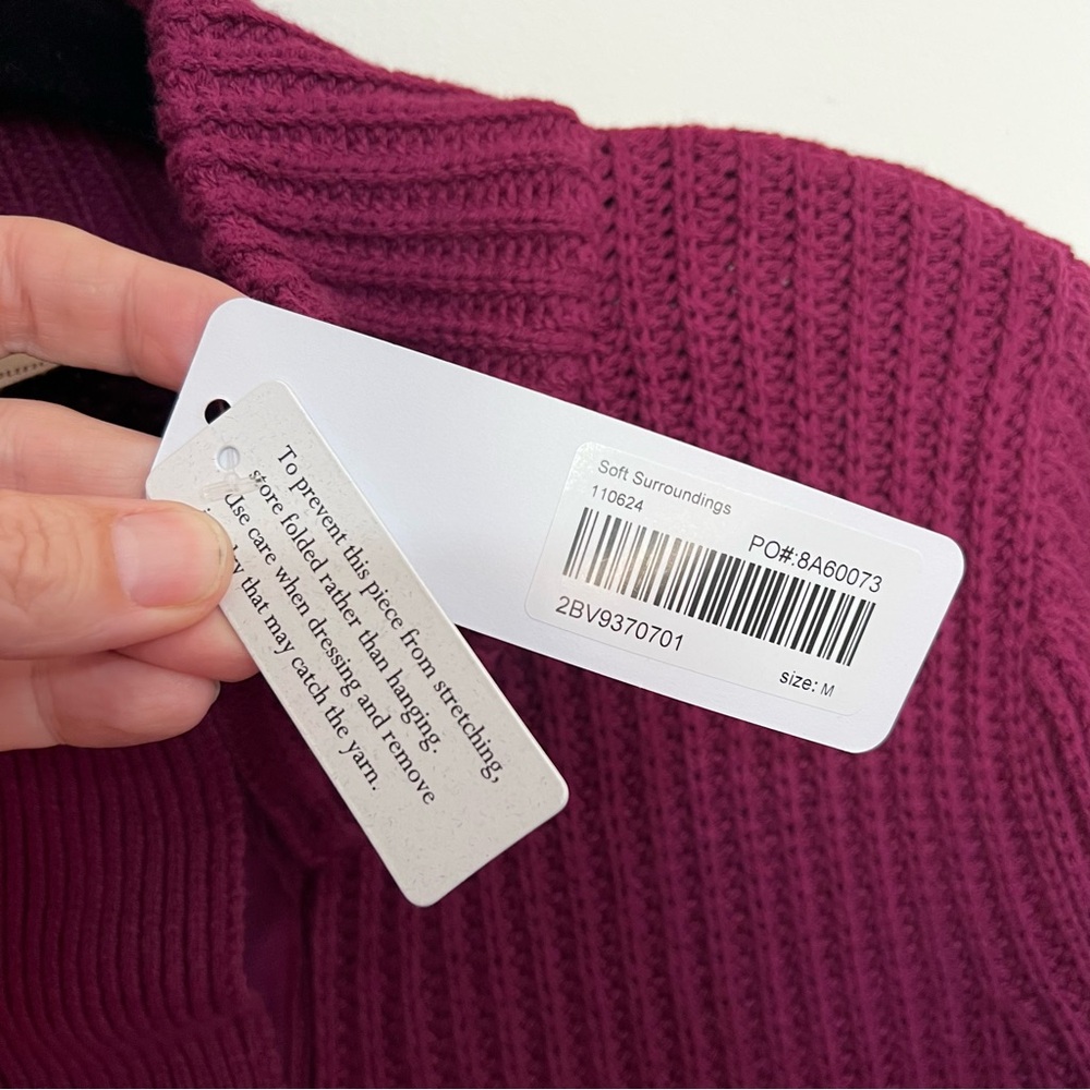 *NEW* Soft Surroundings Highland Tunic Sweater - Picture 10 of 14